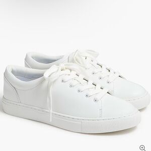 White Low-Top Sneakers